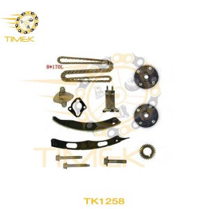 TK1258 General Motors OPEL ASTRA KARL VAUXHALL ASTRA VIVA B10XE  B14XE Chevrolet Spark 1.0L 1.4L Engine Mechanism Timing Chain with cam phaser VVT from Changsha TimeK Industrial Co., Ltd.
