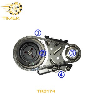 TK0174 Buick LZ9 3.9L Terraza V6 2006-2007 Kit de cadena de distribución de válvulas de buena calidad con engranaje VVT